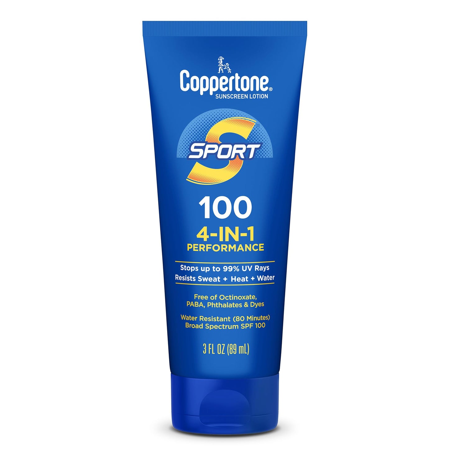Coppertone SPORT Sunscreen Lotion Broad Spectrum SPF 100 (3 Fluid Ounce) (Packaging may vary) Beauty & Personal Care Coppertone