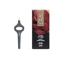 Chella Eyebrow Tweezers, Rubber Coated Stainless Steel Slanted Brow Tweezer Beauty & Personal Care Chella