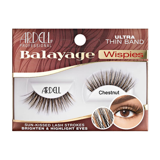 Ardell Balayage Wispies Chestnut False Eyelashes, 1 Pair