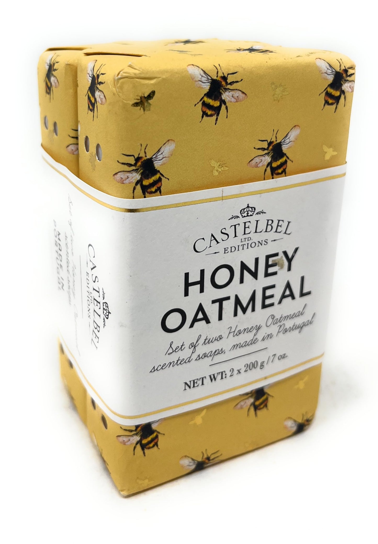 Castelbel Set of Honey Oatmeal Fragranced Luxury Soap, (2) 7-Ounce Bars Beauty & Personal Care Castelbel