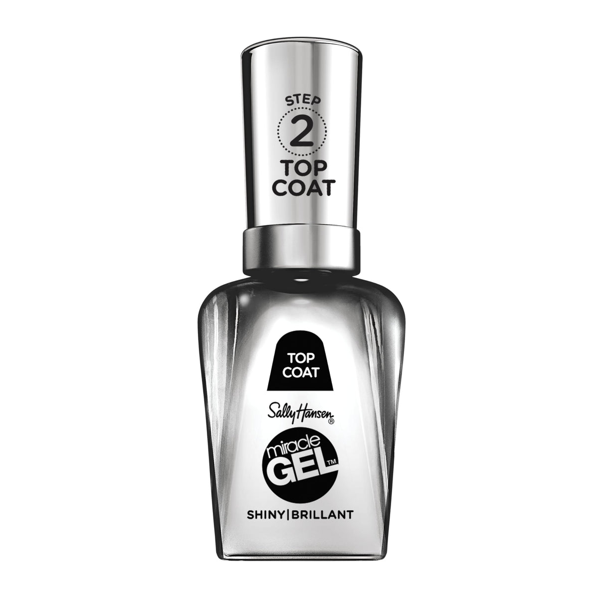 Sally Hansen Miracle Gel™, Shiny Top Coat, Long Lasting, Gel-Like Formula, No UV Lamp Needed, Clear Nail Polish Beauty & Personal Care Sally Hansen
