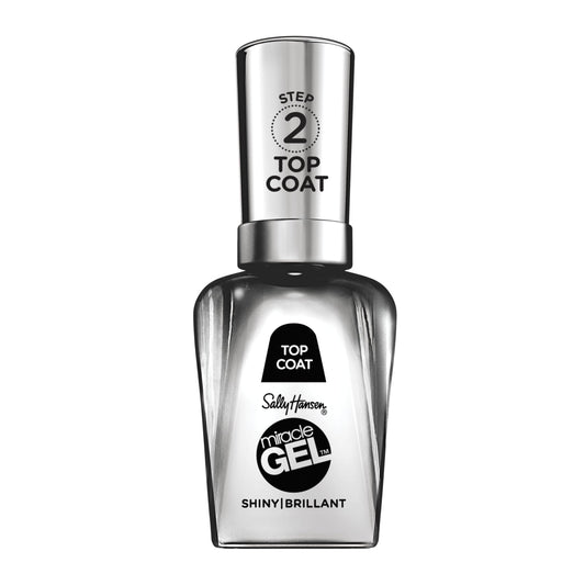 Sally Hansen Miracle Gel™, Shiny Top Coat, Long Lasting, Gel-Like Formula, No UV Lamp Needed, Clear Nail Polish Beauty & Personal Care Sally Hansen