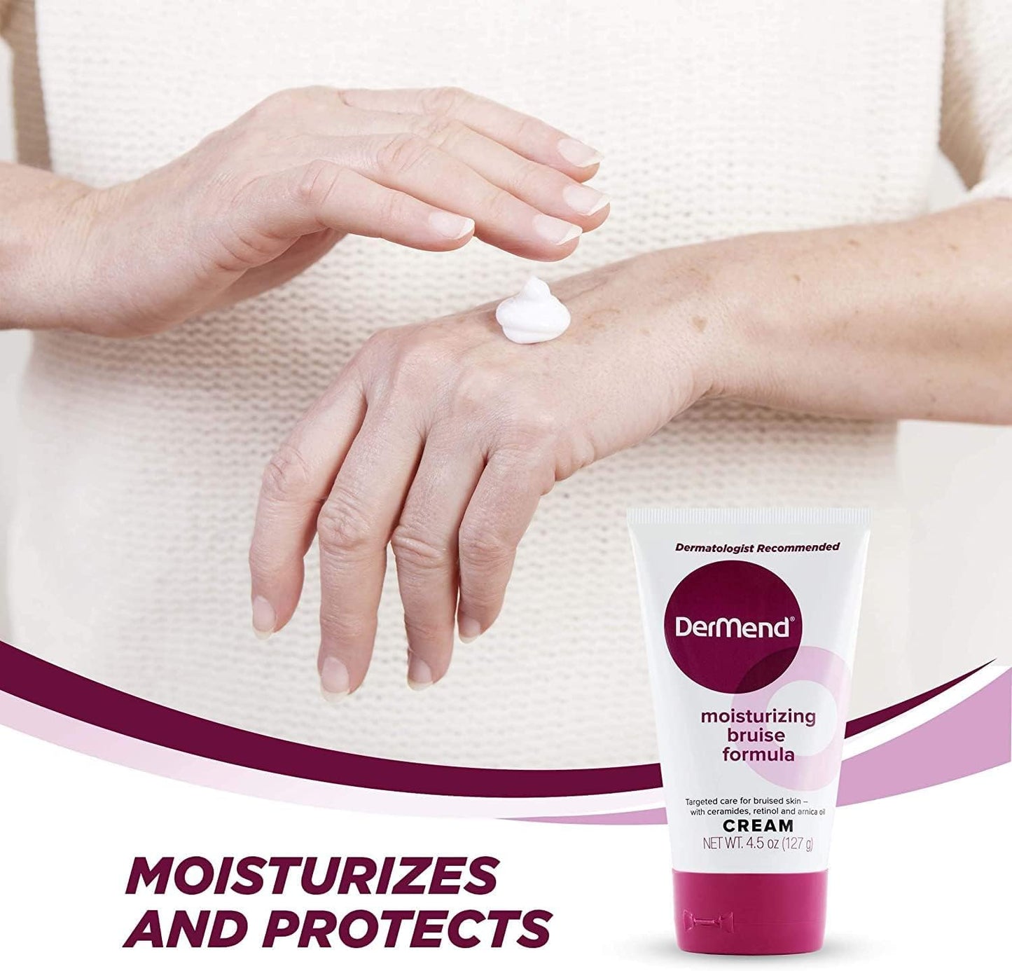 Dermend Moisturizing Bruise Formula Cream, 4.50 oz., Pack of 3 Beauty & Personal Care Dermend