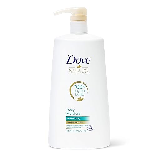 Dove Nutritive Solutions Moisturizing Shampoo with Pump for Normal to Dry Hair Daily Moisture with Pro-Moisture Complex for Manageable and Silky Hair Beauty & Personal Care Dove
