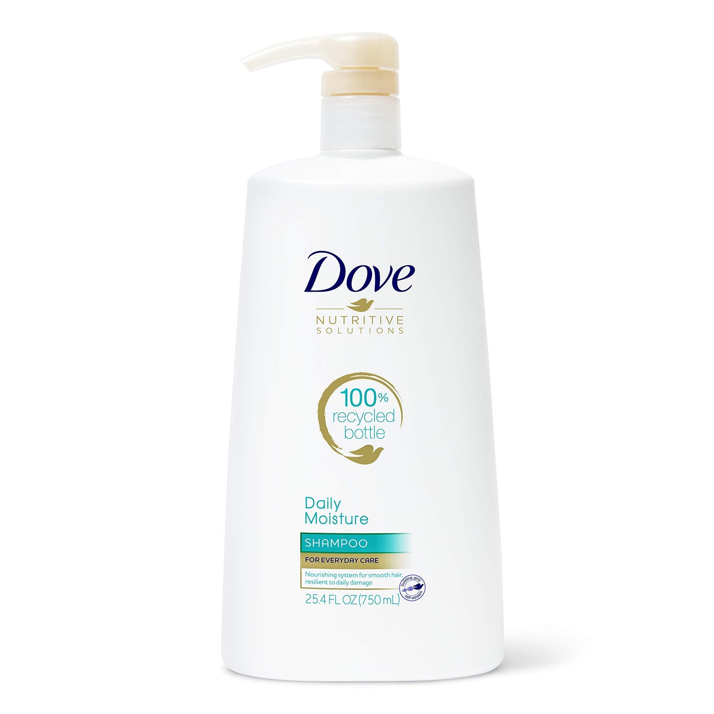 Dove Nutritive Solutions Moisturizing Shampoo with Pump for Normal to Dry Hair Daily Moisture with Pro-Moisture Complex for Manageable and Silky Hair Beauty & Personal Care Dove