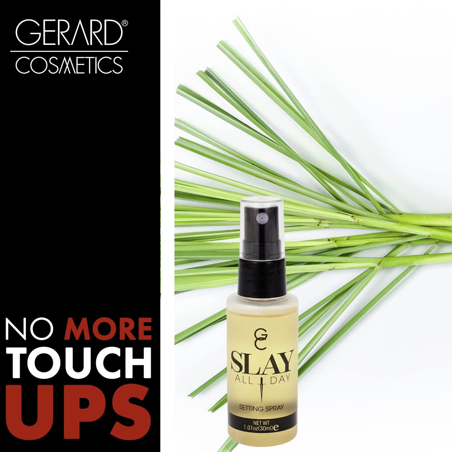Slay All Day Setting Spray Mini - Lemongrass by Gerard Cosmetic for Women - 1.01 oz Setting Spray Beauty & Personal Care Gerard Cosmetics