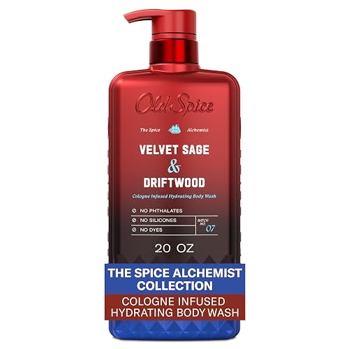 Old Spice Body Wash for Men, The Spice Alchemist Collection, 24/7 Cologne Infused Hydration, No Trade Off Formula, Free of Phthalates Silicones Beauty & Personal Care Old Spice