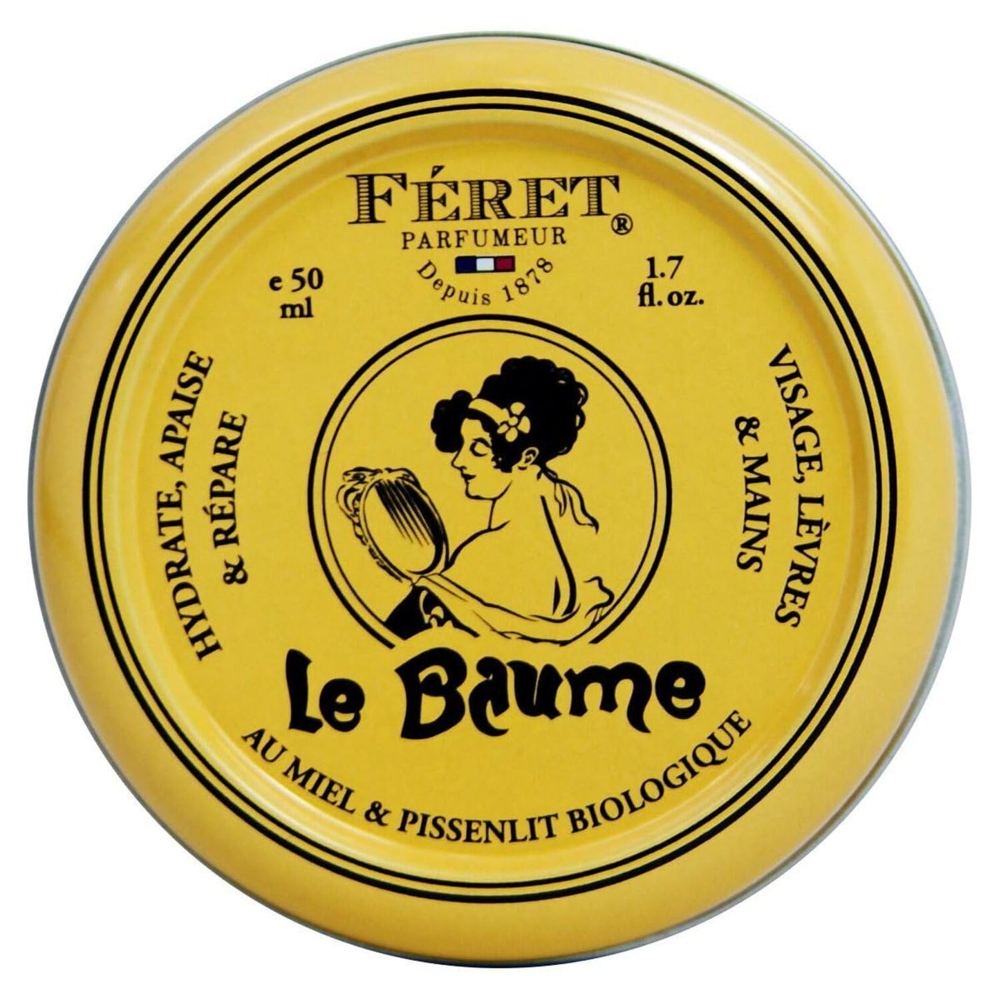 Feret Parfumeur Le Baume Multi-Purpose Balm - Rose Poudré - Deeply Hydrating Moisturizer for Dry Cracked Skin, Lips & Cuticles - Natural Lip Balm Beauty and Personal Care Feret Parfumeur