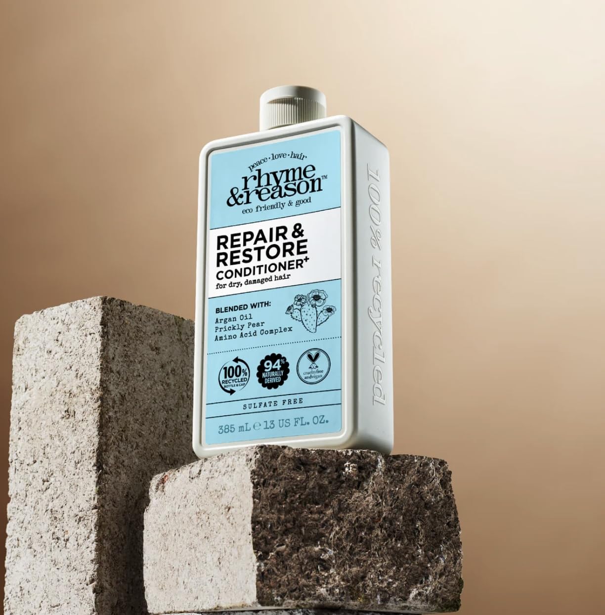 Rhyme & Reason Repair and Restore Shampoo & Conditioner Combo. 13 Fl. Oz. Each bottle. For Dry Damaged Hair. Hydrate Repair. Vegan Cruelty Free Beauty & Personal Care Rhyme & Reason