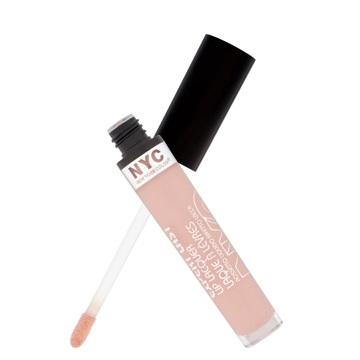 N.Y.C. New York Color Expert Last Lip Lacquer, Chelsea Cherry Blossoms, 0.15 Fluid Ounce Beauty & Personal Care NYC