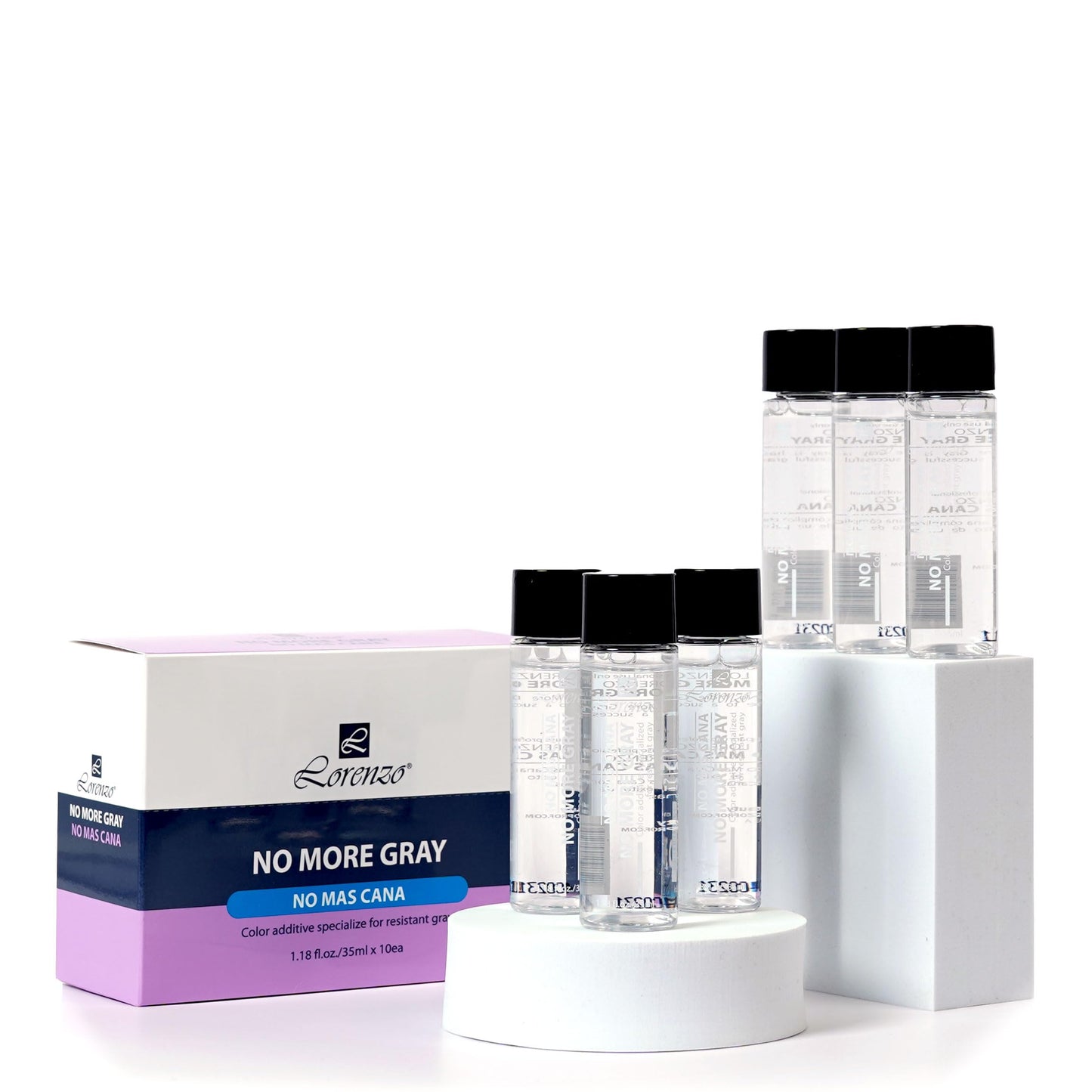 L Lorenzo No More Gray Color Additive Specialize for Resistant Gray 1.18fl.oz(35ml) X 10 Beauty & Personal Care L Lorenzo