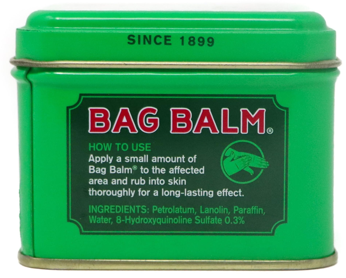 Bag Balm Vermont's Original Skin Moisturizer - Full Body Hydrating Skin Care: Dry Hands, Lips, Face, Feet & More - Unscented, Cruelty & Paraben Free Beauty & Personal Care Bag Balm