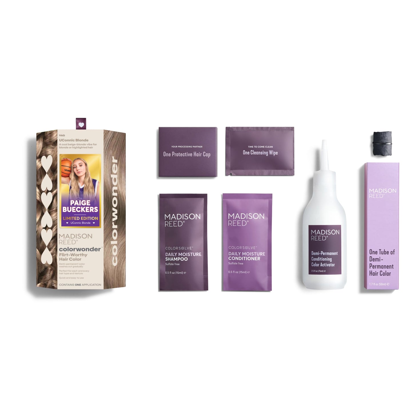 Madison Reed ColorWonder Demi-Permanent Hair Color Kit - 9AG Beige Ash Blonde (UConnic Blonde) | Cool Toning for Blondes, Lasts 25 Washes Beauty & Personal Care Madison Reed