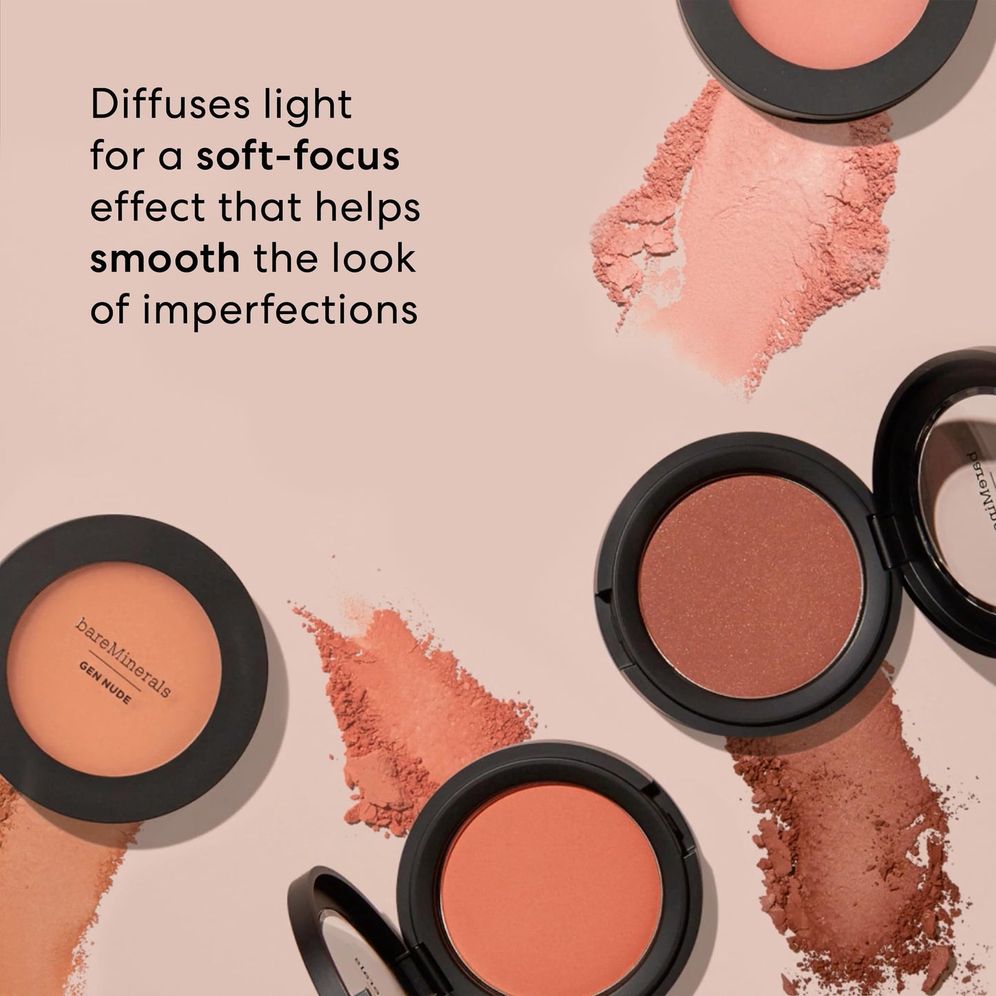 bareMinerals Gen Nude Powder Blush, Pink Me Up, Vegan, Cruelty-Free & Dermatologist-Tested Beauty & Personal Care bareMinerals