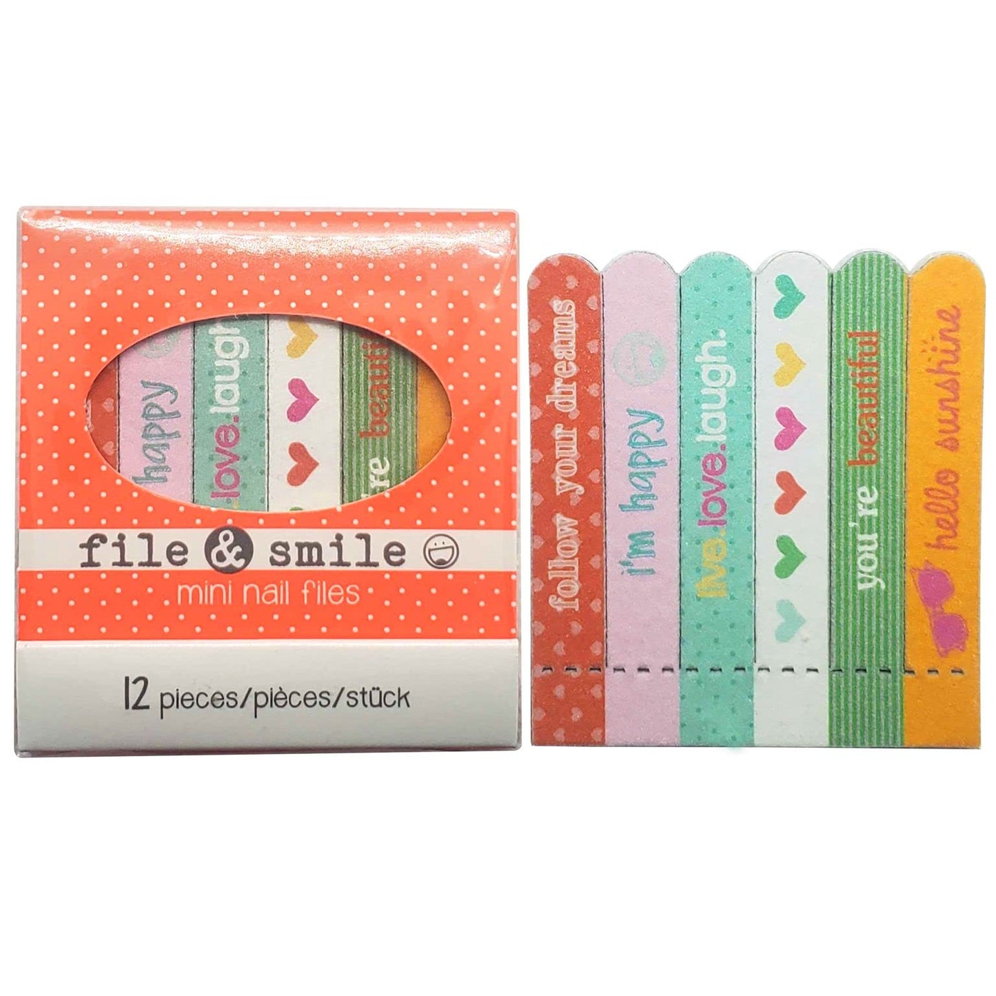 Mini Nail File Set - Professional Manicure Kit for Natural and Artificial Nails - Emery Board Files Beauty & Personal Care P2P Nails