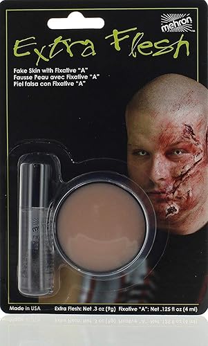 Mehron Makeup Extra Flesh with Fixative A for Special Effects | Halloween | Movies - .3oz Carded Beauty & Personal Care Mehron