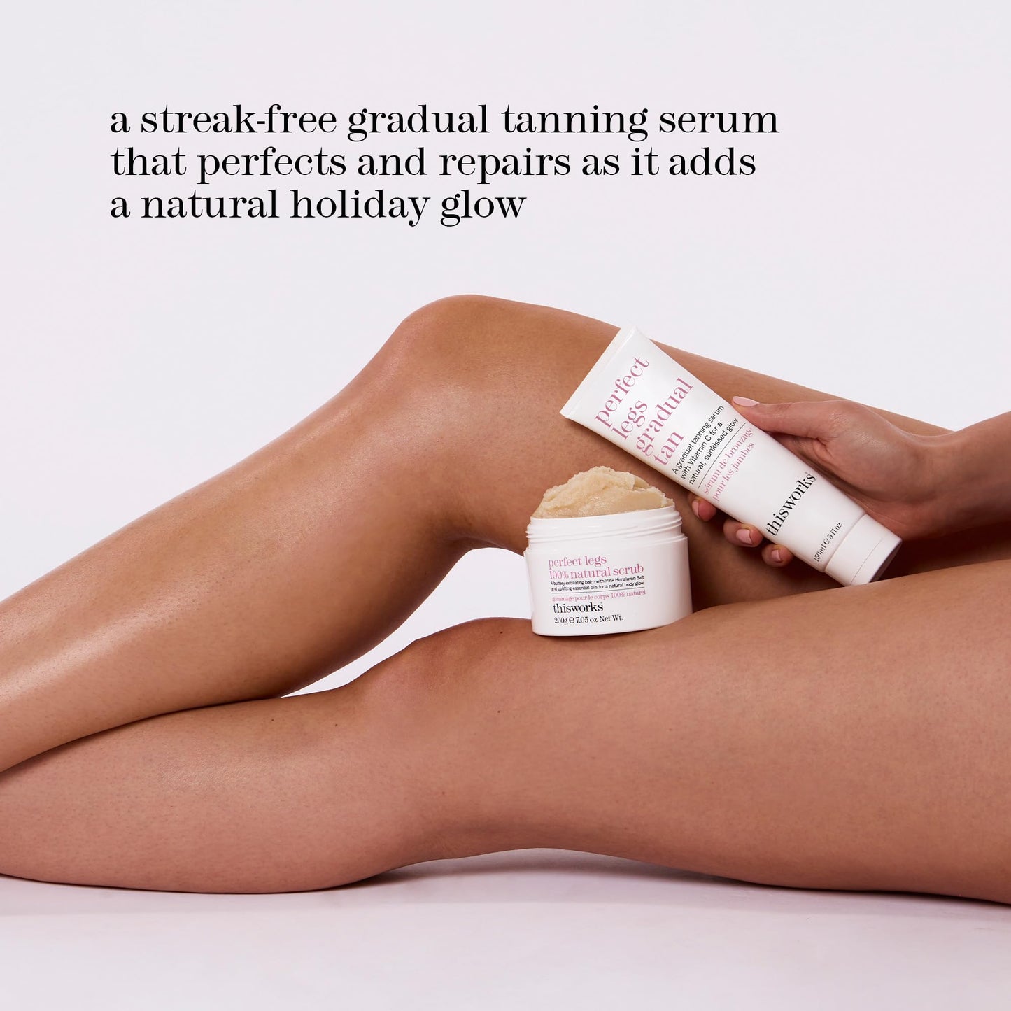 This Works Perfect Legs Gradual Tan, Self Tanner with Vitamin E & Shea Butter, 150ml Beauty & Personal Care THISWORKS