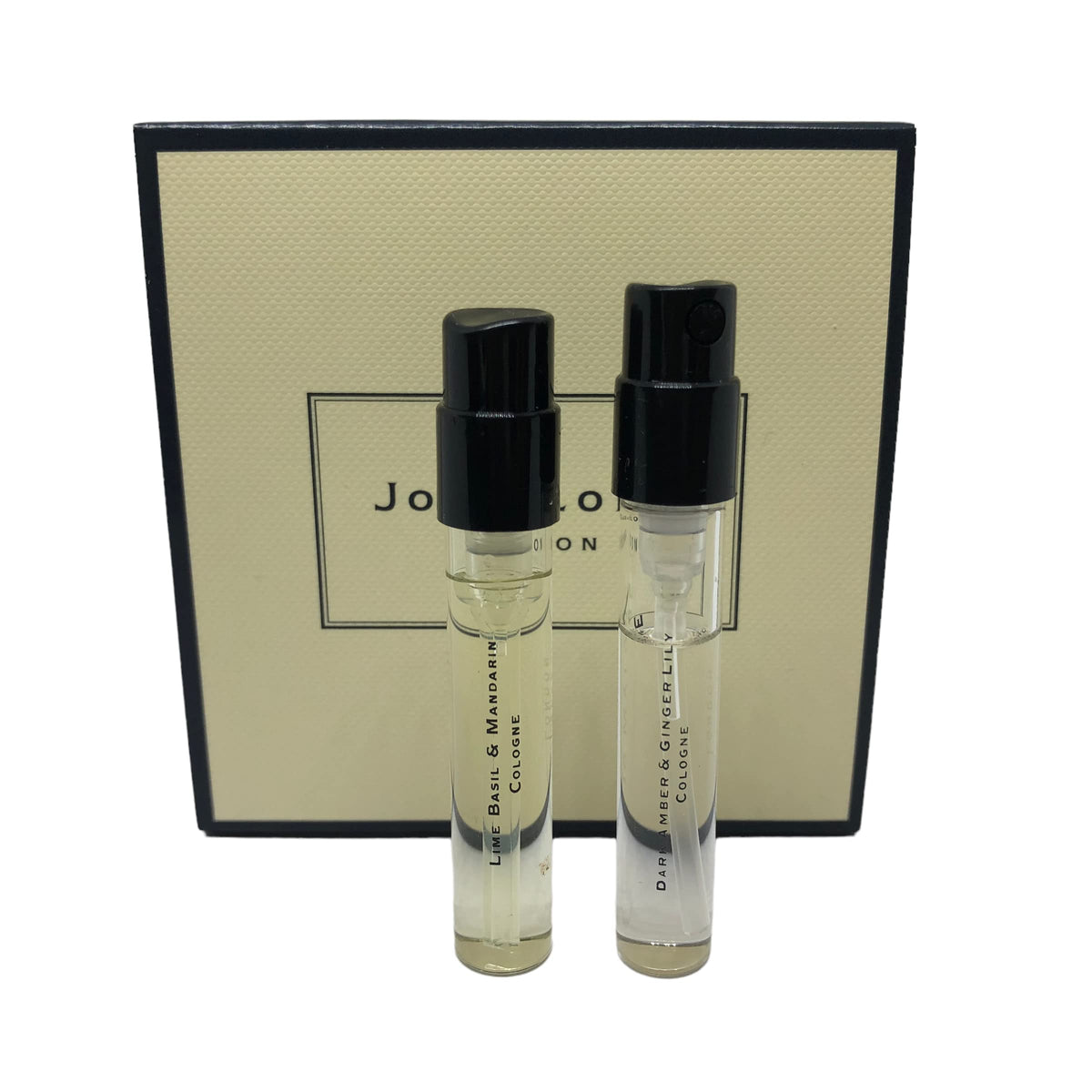 Jo Malone London Scent Pairing Duo Lime Basil & Mandarin + Dark Amber &Ginger Lily Sample Vial 0.05oz Beauty & Personal Care Jo Malone