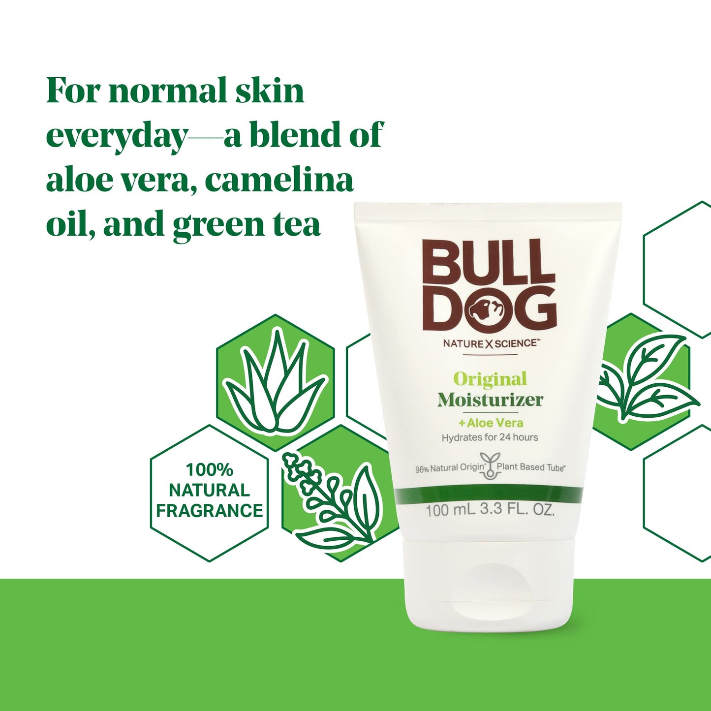 Bulldog Mens Skincare and Grooming Original Facial Moisturizer, 3.3 Fluid Ounce - Pack of 2 Beauty & Personal Care BULLDOG