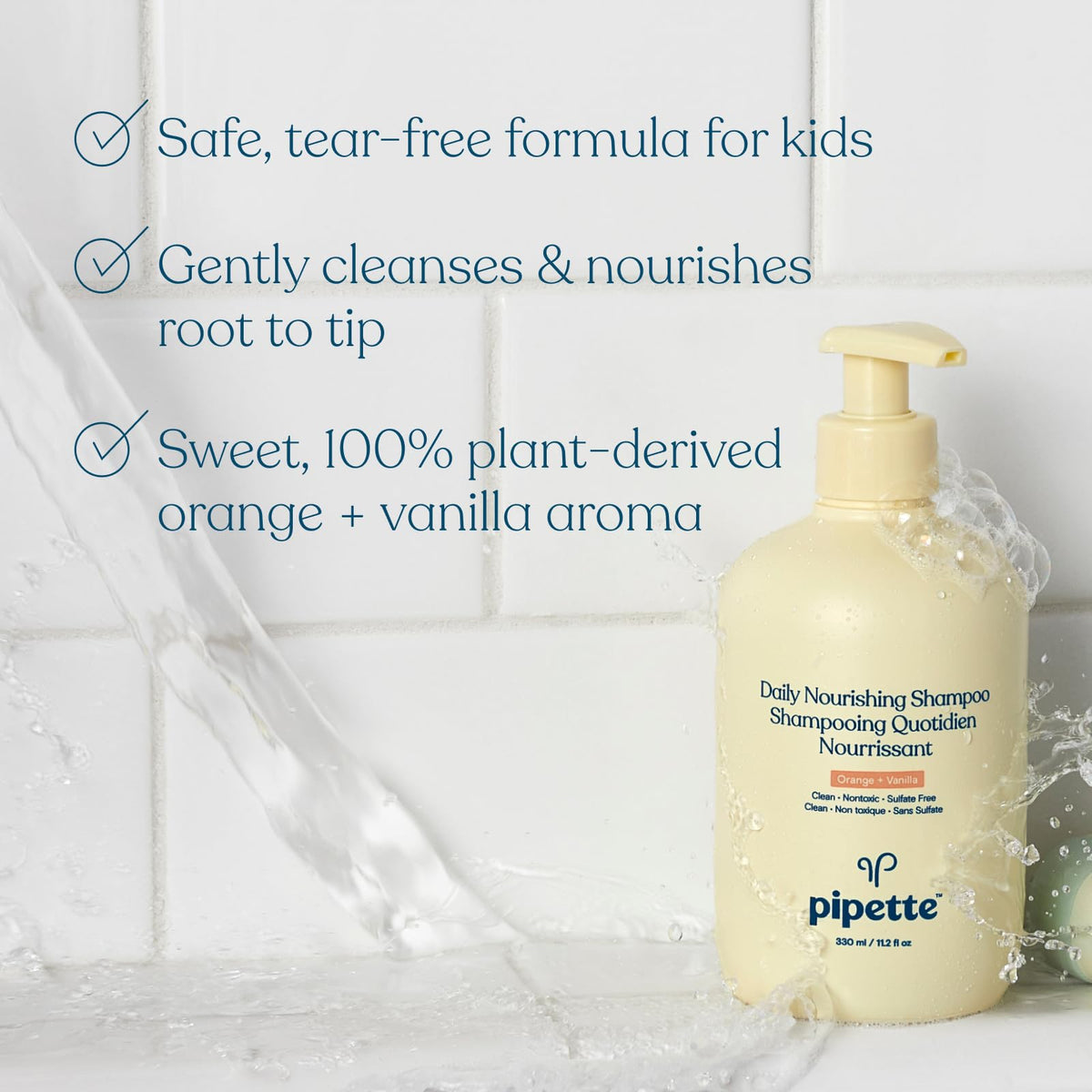 Pipette Kids Daily Nourishing Shampoo & Conditioner Duo (Pack of 2)