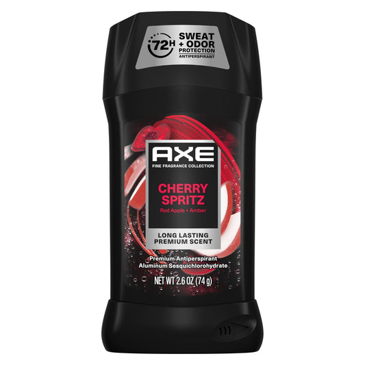 AXE Fine Fragrance Collection Antiperspirant Deodorant for Men Cherry Spritz 72 Hour Sweat & Odor Protection 2.6 oz Beauty and Personal Care AXE