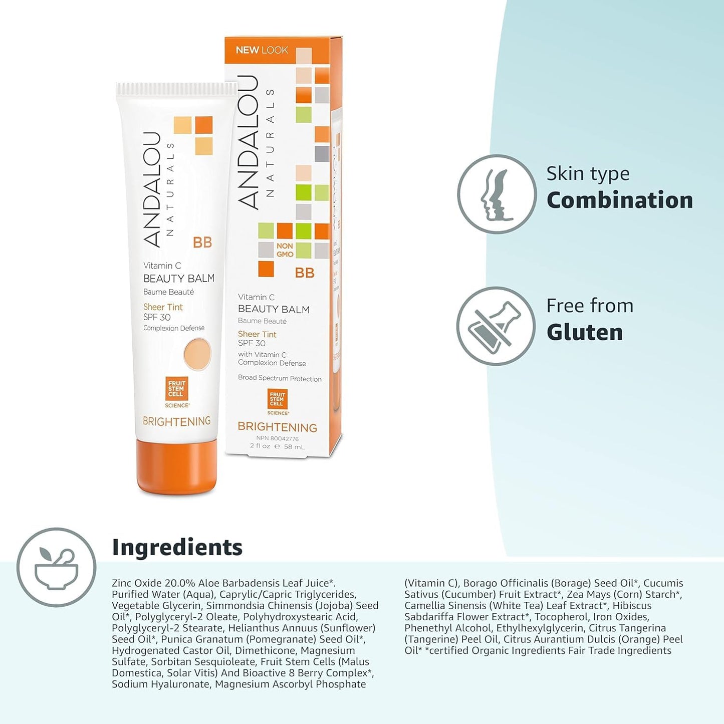 Andalou Naturals Balm Beauty All In One Sh Beauty & Personal Care Andalou Naturals
