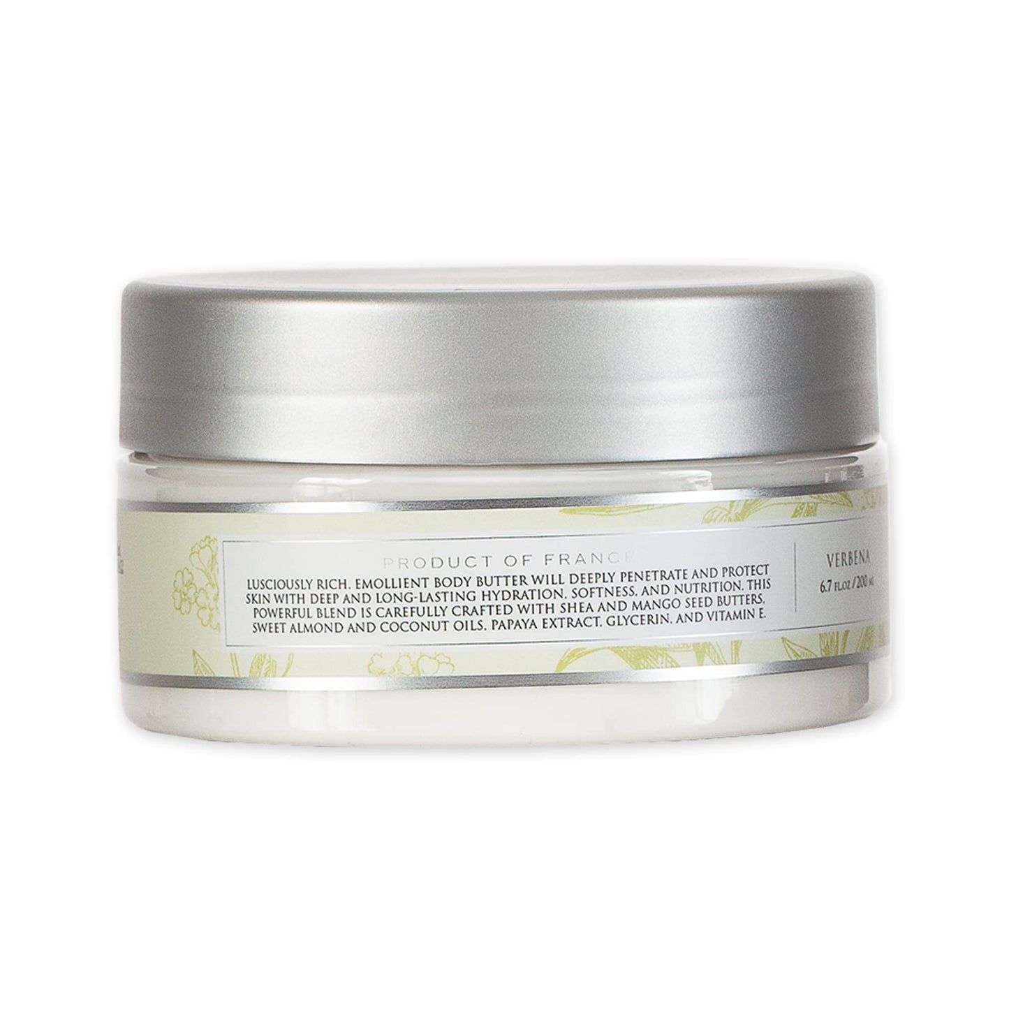 Pre de Provence Collection Shea Butter Enriched Body Butter Soothing & Hydrating Emollient Cream Body Moisturizer for Women, 6.7 Fl Oz, Verbena Beauty & Personal Care Pre de Provence