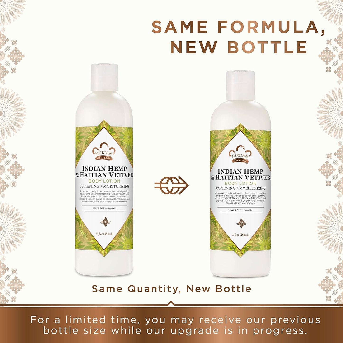 Nubian Heritage Lotion Body Hemp&Vetiver Beauty & Personal Care Nubian Heritage