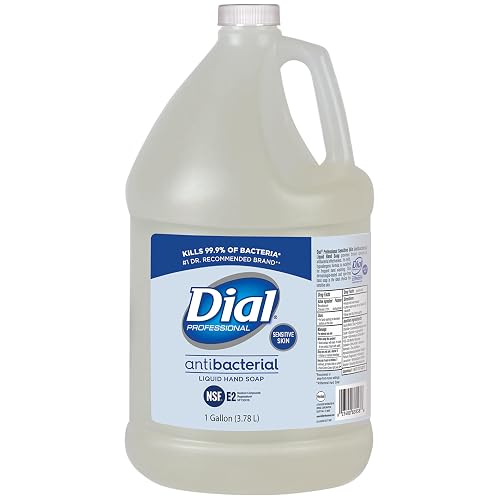 Dial Professional Sensitive Skin Antibacterial Liquid Hand Soap, 1 Gallon Refill, 128 Fl Oz Beauty & Personal Care Dial