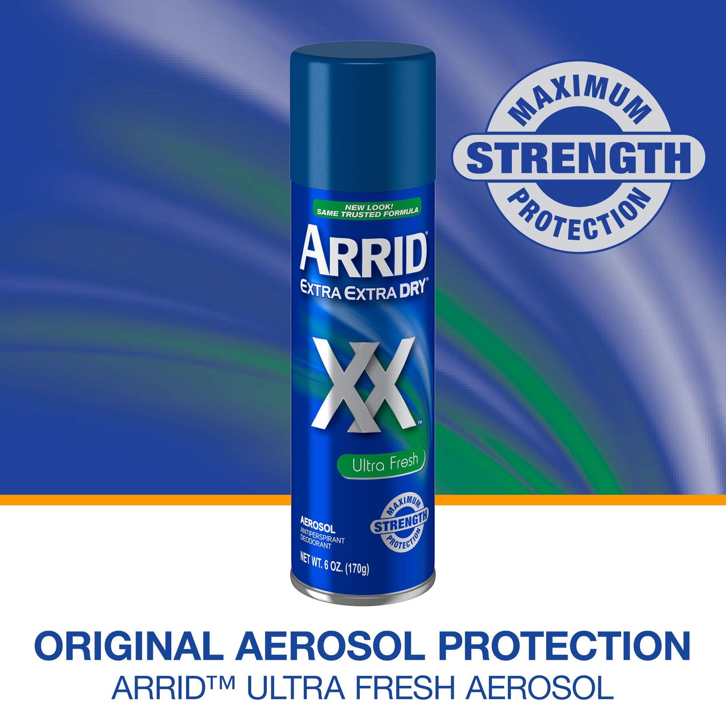 Arrid XX Ultra Clear Aerosol Antiperspirant Deodorant, Ultra Fresh, 6 Oz, Twin Pack Beauty and Personal Care Arrid