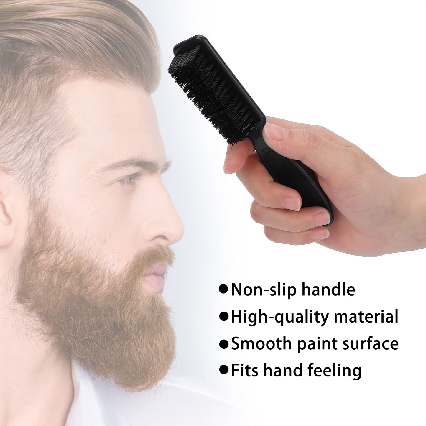 Oil Hair Beard Brush, Smooth Polish Soft Mustache & Beard Care Styling Brush for Men - Easy to Carry, Use Anytime, Anywhere Beauty and Personal Care Betued