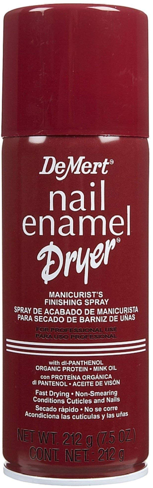 Dermet Nail Enamel Dry Spray 7.50 oz (Pack of 4) Beauty & Personal Care Dermet