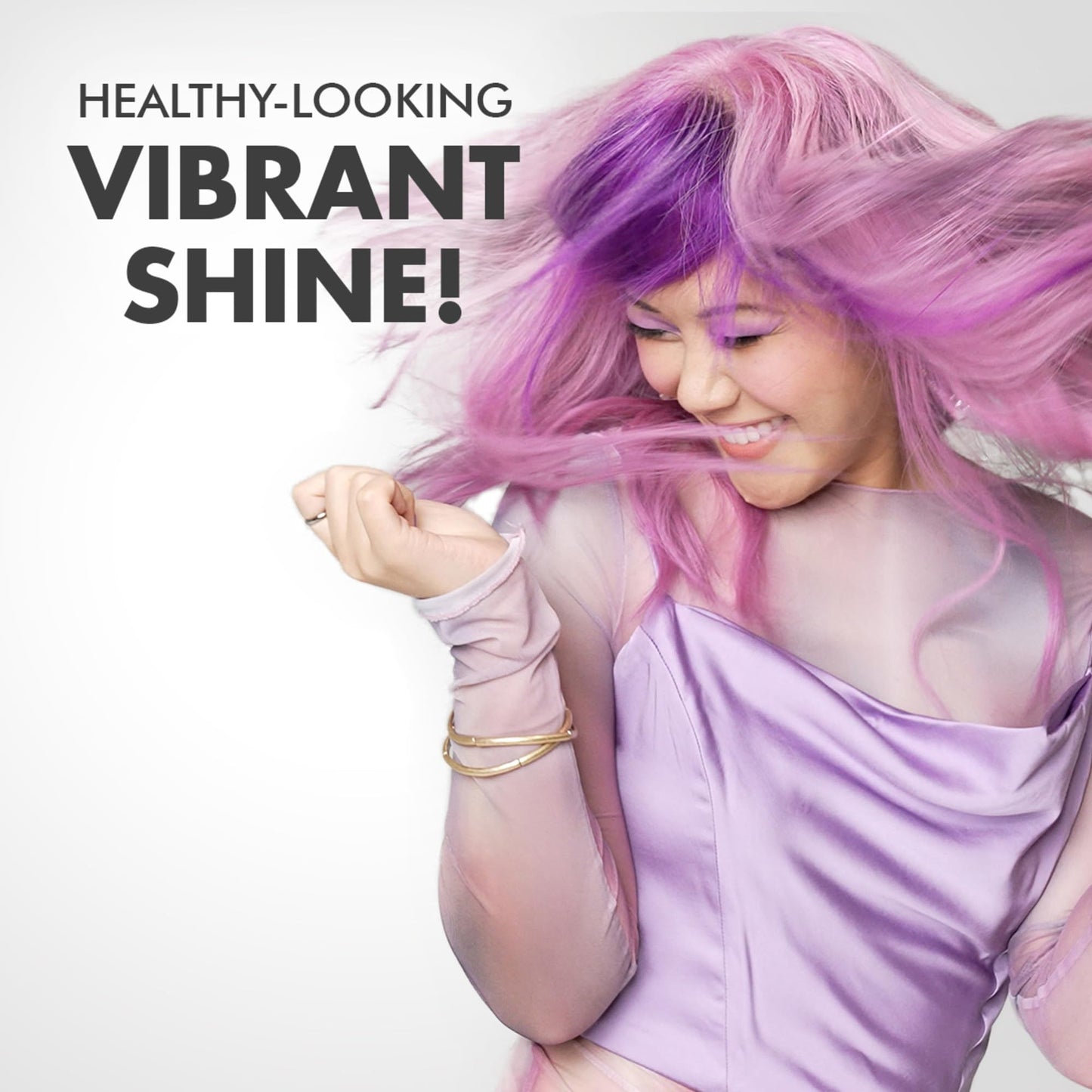got2b Color Remix Semi-Permanent Hair Color, Purple Punch 094, Customizable Temporary Hair Dye to Create A Vibrant or Pastel Shade, Easy At-Home Beauty & Personal Care Got2B