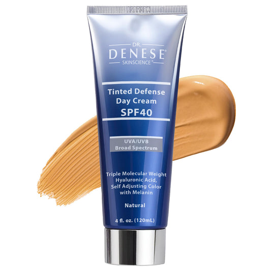 Dr. Denese SPF 40 Defense Day Cream 4 oz - Suitable for All Skin Types