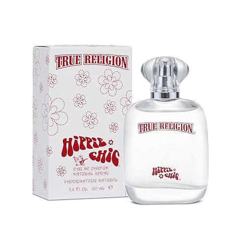 True Religion Hippie Chic Eau De Parfum Spray for Women - Perfume for Women, Fruity Floral Fragrance w/ Jasmine, Sandalwood & Vanilla, EDT, Designer Beauty & Personal Care True Religion