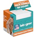 Face Towels - Ultra Soft and Thick Disposable Face Towelettes for Women - Biodegradable Facial Towels for Sensitive Skin - Face Cleansing, Makeup Beauty & Personal Care lebogner