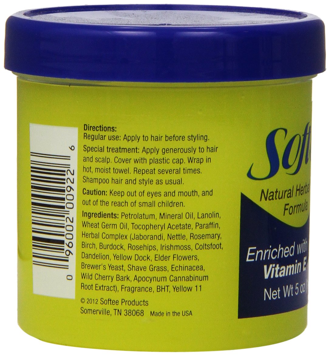 Softee Hair Food with Vitamin E, 5 oz Beauty & Personal Care Softee