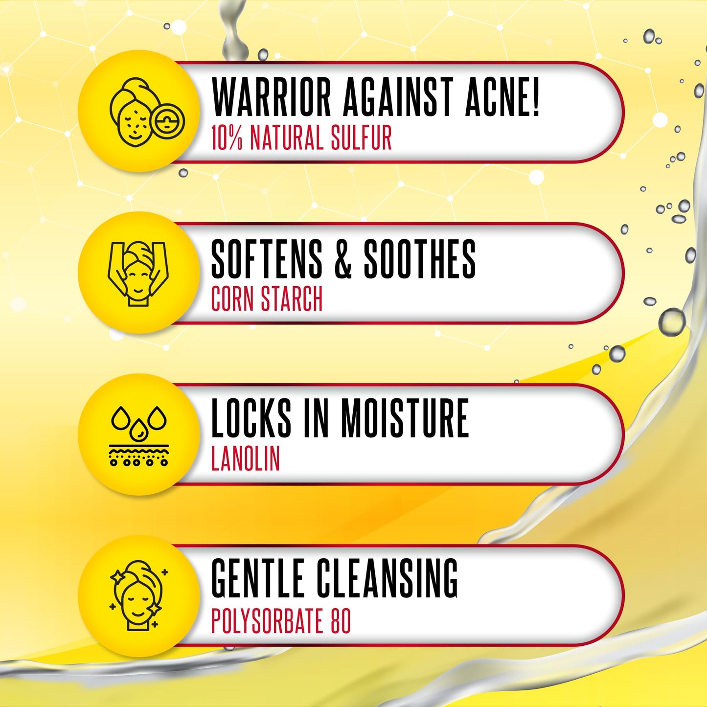 Biosulfur Grisi Acne Treatment Soap: Deep Cleansing, Acne-Fighting, Reduces Inflammation, Prevents Breakouts, Blackheads, Excess Oil, Sulfur Soap Bar Beauty & Personal Care Biosulfur