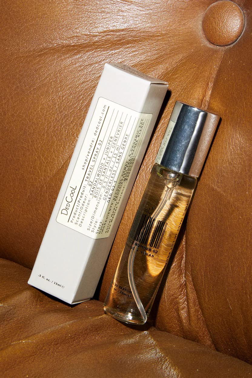 DedCool Eau de Parfum | Fragrance 02 | Sandalwood & Juniper Notes | Clean Unisex Fragrance | Non-Toxic, Vegan | Travel Size Perfume, 15 mL Beauty & Personal Care DedCool