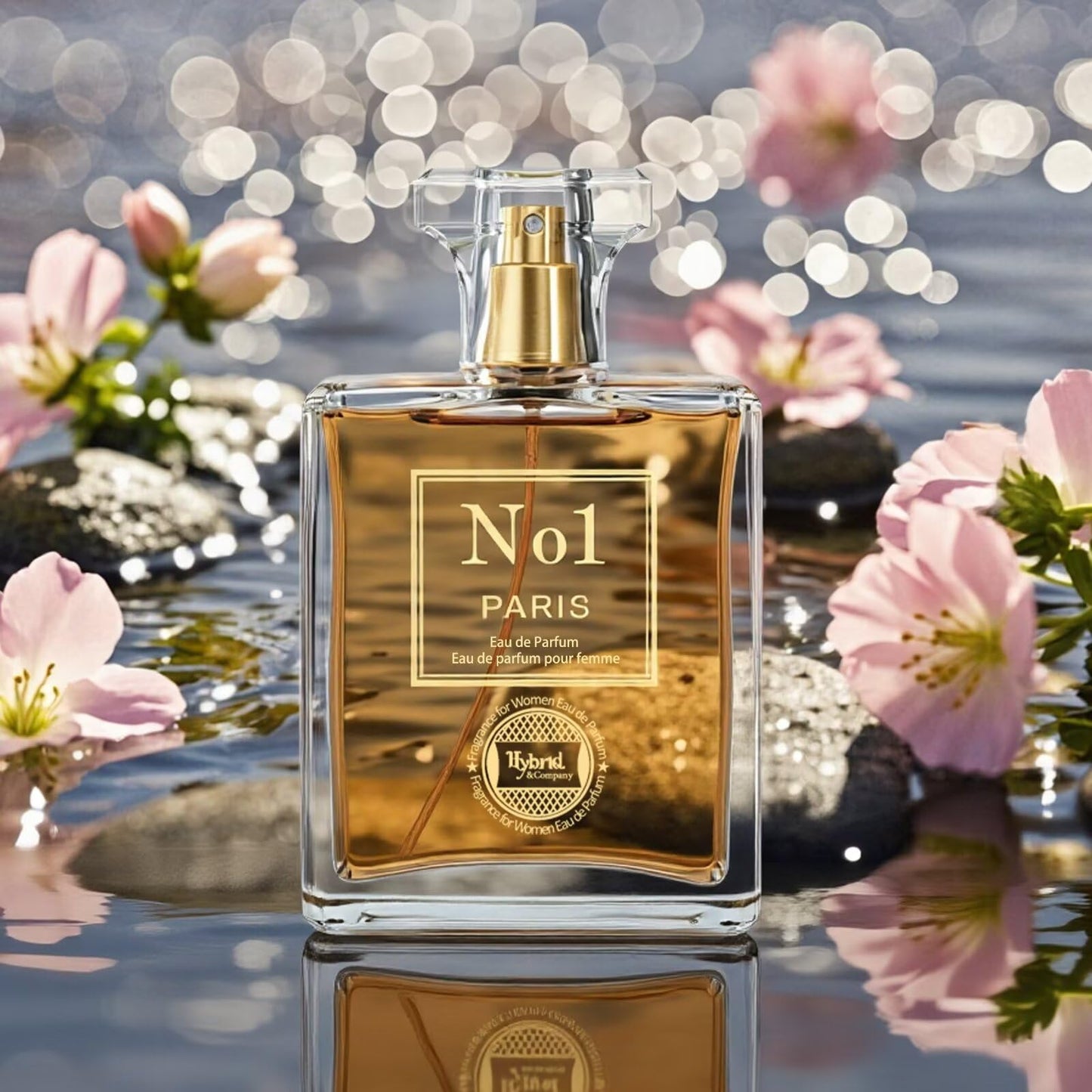 Hybrid & Company No1 Paris Women Romantic and Sensual Perfume Eau de Parfum 3.4 Fl oz Beauty & Personal Care Hybrid & Company