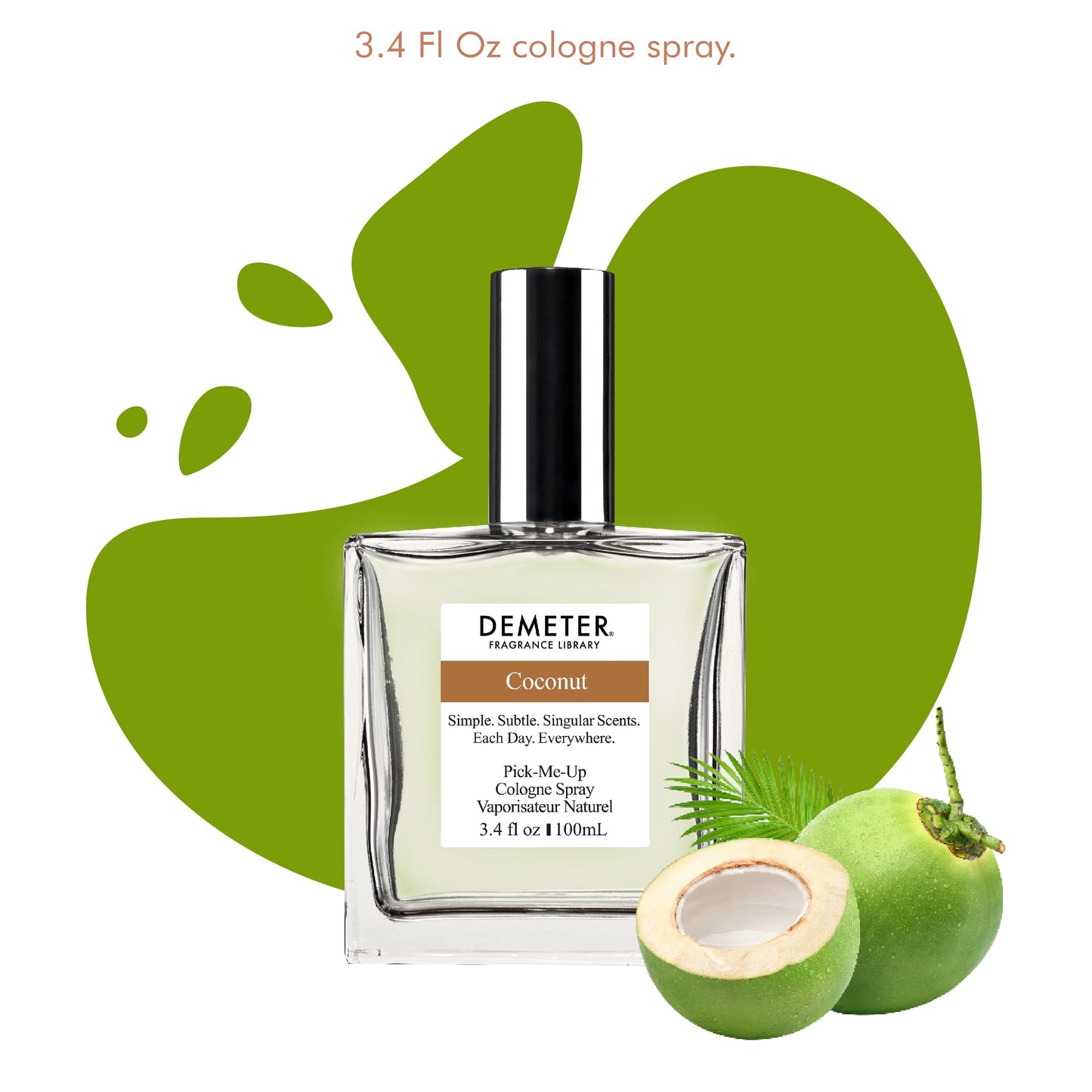 DEMETER Fragrance Library 3.4 oz Cologne Spray - Coconut Beauty & Personal Care DEMETER