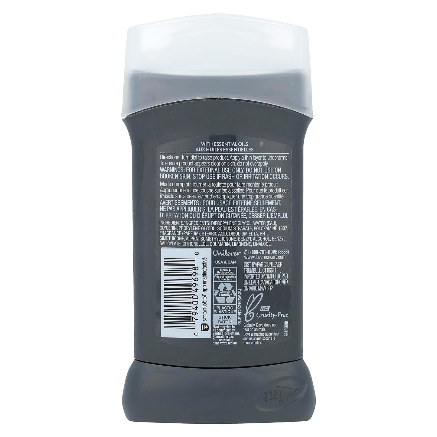 Dove Men + Care, Deodorant, Midnight Classico, 3 oz (85 g) Beauty and Personal Care Dove
