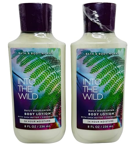 Bath & Body Works Into the Wild Body Lotion 8 Ounces Each Pack of 2 Beauty & Personal Care Bath & Body Works