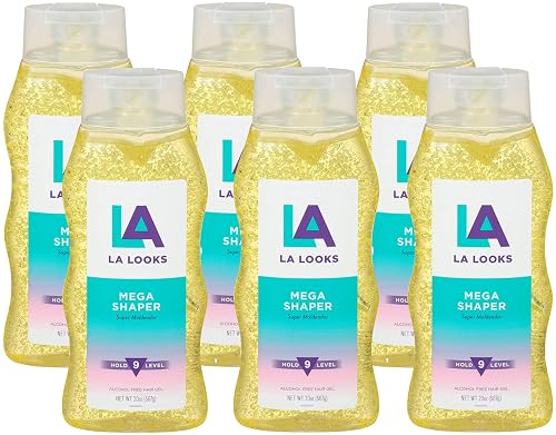L.A. Looks Mega Mega Hold Level 9 Hold 20 oz. (Pack of 6) Beauty & Personal Care L.A. Looks