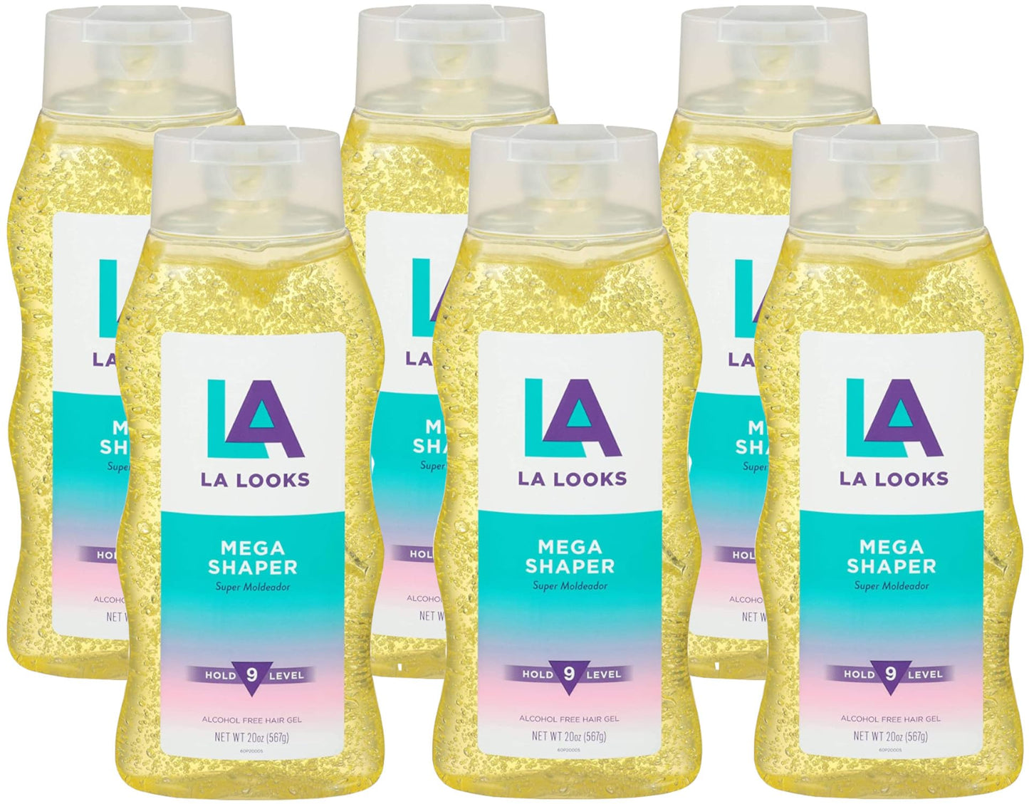 L.A. Looks Mega Mega Hold Level 9 Hold 20 oz. (Pack of 6) Beauty & Personal Care L.A. Looks