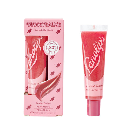 Lanolips Glossybalm - Ultra Hydrating Tinted Lip Gloss for Dry, Chapped, Cracked Skin - Flavored Natural Lanolin Lip Balm with Lanolin Oil, Vitamin E Beauty and Personal Care Lanolips