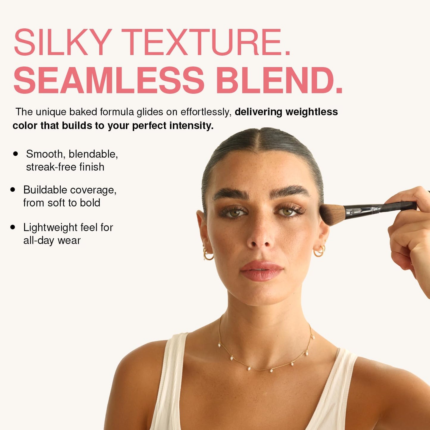 Palladio Baked Blush, Highly Pigmented Shimmery Formula, Easy to Blend and Highly Buildable, Apply Dry for a Natural Glow or Wet for a Dramatic Beauty & Personal Care Palladio