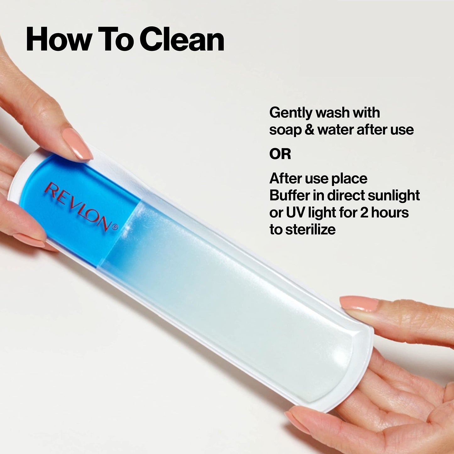 Bacteria Shield Glass Foot Buffer, 1 count Beauty & Personal Care REVLON
