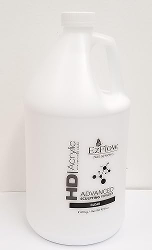 EZ Flow - Acrylic Nail Powder High Definition *CLEAR* - 92.8oz/2.63kg Beauty & Personal Care EzFlow