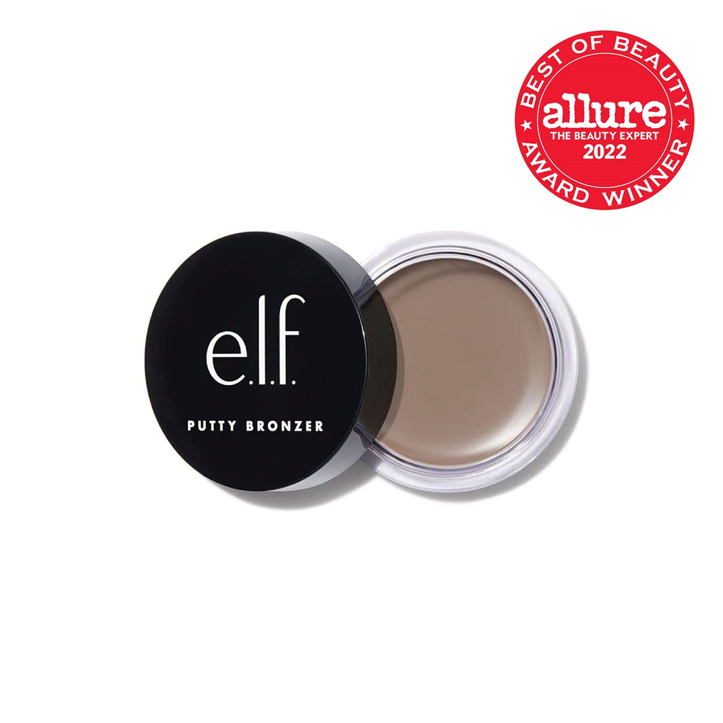e.l.f. Putty Bronzer, Creamy & Highly Pigmented Formula, Creates a Long-Lasting Bronzed Glow, Infused with Argan Oil & Vitamin E, Feelin’ Shady, 0.35 Beauty & Personal Care e.l.f.